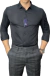 Camisa Social Vivacci Com Elastano Preta