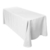 Mantel Poliester Antimanchas Blanco Rectangular 2.60 x 1.40 mts