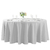 Mantel Poliester Antimanchas Redono 3 mts Blanco con overlock