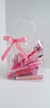 Kit Sacolinha Presente Produtos Tons Rosa - Papelaria Mô Quiridu