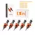 Pack de cartuchos INKIN 80 unidades mixtas - EZ Tattoo Supply