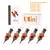 Pack de cartuchos INKIN 80 unidades mixtas