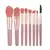 Kit 8 Peças Conjunto De Pincéis De Maquiagem Com Estojo Transparente - CR vestirshop