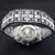 Relógio automático de luxo para homens, Hip Hop, diamante, esqueleto, mecânic - CR vestirshop