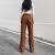 Rockmore-Jeans largos vintage para mulheres, calças cargo de cintura baixa, cal
