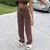 Rockmore-Jeans largos vintage para mulheres, calças cargo de cintura baixa, cal - comprar online