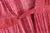 Feminino Red Dot Print Boho Vestido Longo de Chiffon, Floral Decote V, Dobra Ruf - CR vestirshop
