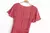 Imagem do Feminino Red Dot Print Boho Vestido Longo de Chiffon, Floral Decote V, Dobra Ruf
