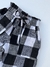 Calça Jogguer Xadrez Preto Branco - Liw Kids