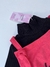 Jardineira Macacão Rosa Stitch com Blusa - Liw Kids