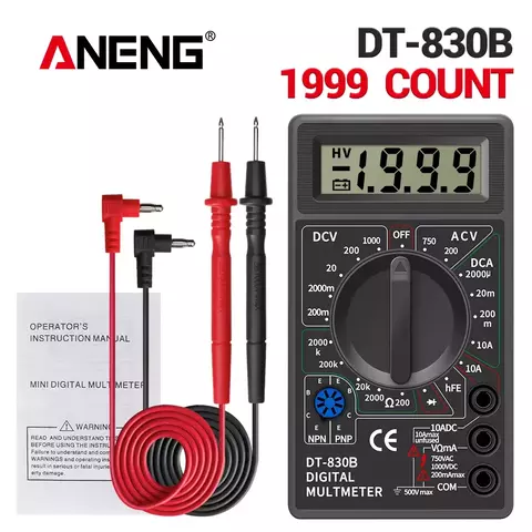 Multímetro digital ANENG DT830B