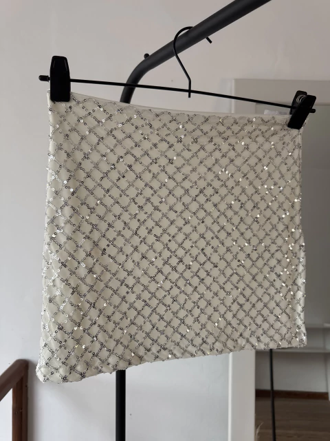 Pollera lentejuelas rombo