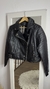 Campera eco cuero y hebillas - tienda online