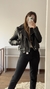 Campera eco cuero y hebillas - Zencia