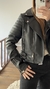 Campera eco cuero y hebillas - comprar online