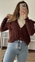 Cardigan trenzado