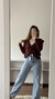 Cardigan trenzado en internet
