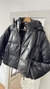 Campera puffer eco cuero - tienda online