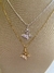 Colar borboleta zirconia Semi joia - comprar online