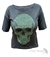 Blusa Skull Brilho Especial - Corvo Negro