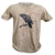 Camiseta Estonada Bege Corvo Negro