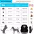 Pet trela camiseta arnês, malha respirável arnês, ajustável, fácil controle