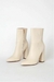 Botines altos color blanco hueso