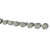 Pulseira de Ouro Branco, Diamantes Fancys e Diamantes - Tulipas Joias