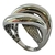 Anel em Ouro Branco com 80 Diamantes