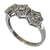 Anel em Ouro Branco com 39 Diamantes