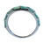 Anel em Ouro Branco com Esmeraldas - comprar online