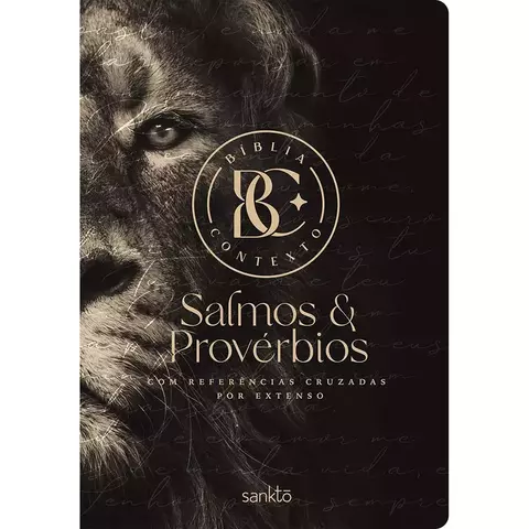 Biblia Contexto | Salmos e Proverbios | NVT | Capa Dura | Leao