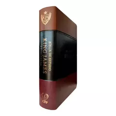 Biblia de Estudo | King James Atualizada | Full Color | Capa PU | Marrom, Preta e Bordo na internet