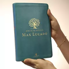 Biblia de Estudo Max Lucado | NVI | Leitura Perfeita | Capa Luxo Verde - comprar online