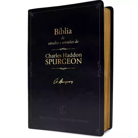 Biblia de Estudo e Sermoes de C. H. Spurgeon | NVT Letra Grande