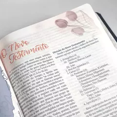 Imagem do A Biblia da Mulher | Letra Grande | NAA | Capa Luxo Azul