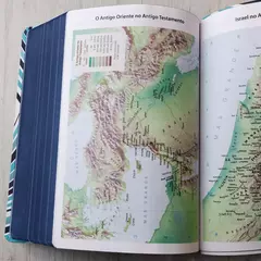 Biblia Estudo Orientacao | NVI | Letra Normal | Capa Blue Waves - comprar online
