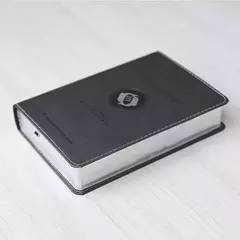 Biblia Sagrada | Letra Supergigante | NAA | Capa Luxo Cinza Peixe na internet