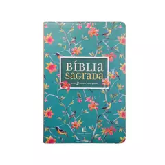 Biblia Sagrada - Leitura Perfeita | Letra Grande | NVI | Capa Flores