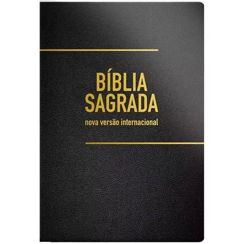 Biblia Sagrada | NVI | Letra Gigante | Semi Luxo Preta