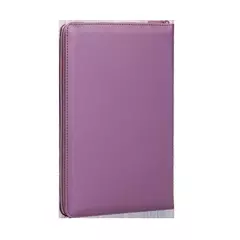 Imagem do Biblia Em Memoria de Mim com Ziper | NVI | Letra Normal | Couro Soft Roxo