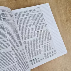 Imagem do Biblia Sagrada | NAA | Letra Grande | Capa Dura Cruz Rosa Com Espaco para Anotacoes