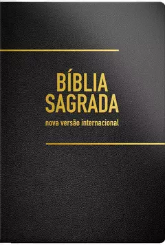 Biblia Sagrada | NVI | Letra Gigante | Semi Luxo Preta - comprar online