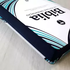 Biblia Estudo Orientacao | NVI | Letra Normal | Capa Blue Waves na internet