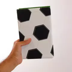 Biblia Sagrada Slim Futebol | NVI | Capa Luxo Couro Soft Preto e Branco na internet