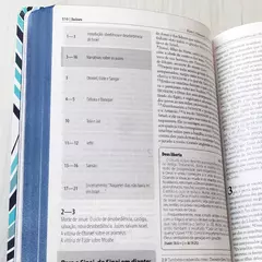Biblia Estudo Orientacao | NVI | Letra Normal | Capa Blue Waves - loja online
