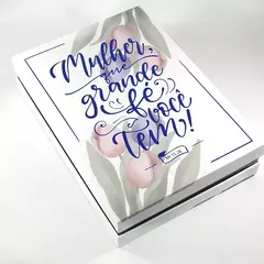 A Biblia da Mulher | Letra Grande | NAA | Capa Luxo Azul - Livraria Página Virada