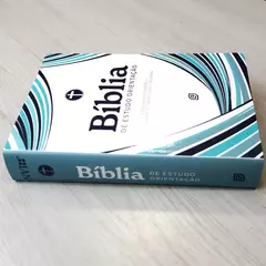 Biblia Estudo Orientacao | NVI | Letra Normal | Capa Blue Waves - comprar online