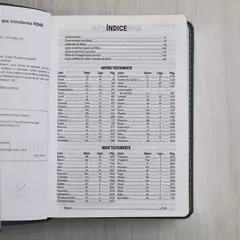 Imagem do Biblia Sagrada | Letra Supergigante | NAA | Capa Luxo Cinza Peixe