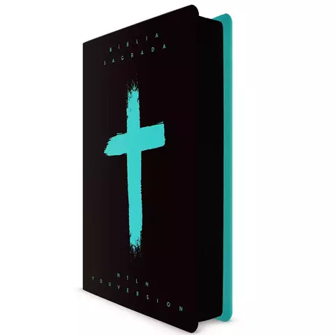 Biblia Sagrada | NTLH | YouVersion | Capa Dura Cruz Menta